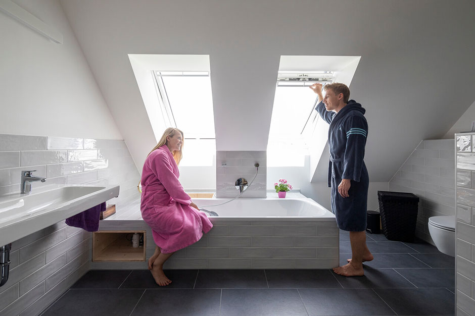 Badezimmer richtig lüften VELUX Magazin